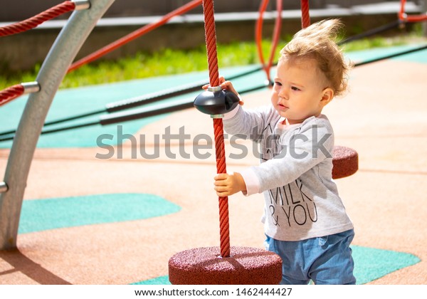 Toddler 1 Year Old Girl Boy Stock Photo Edit Now 1462444427