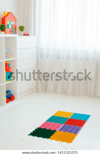 Toddler Baby Foot Massage Mat Exercises Stock Photo Edit Now