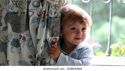 472 Boy behind the curtain Images, Stock Photos & Vectors | Shutterstock