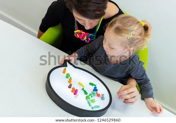 Toddler Girl Child Occupational Therapy Session Stock Photo 1246529860 Toddler Girl Child Occupational Therapy Session Stock Photo 1246529860