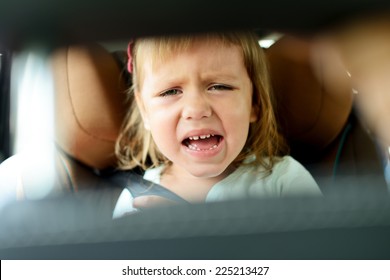 Toddler Girl Crying In Car