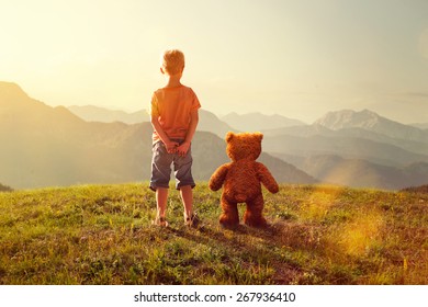 Toddler and Teddy