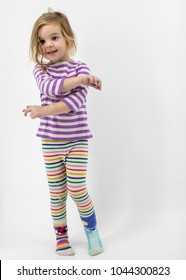 Toddler Wearing Mismatched Clothes