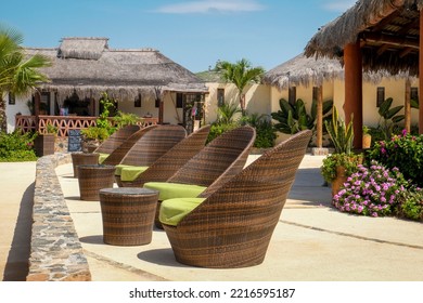 Todos Santos, Mexico. Wicker Chairs.