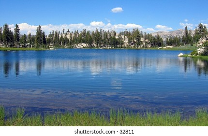 Toejam Lake In El Dorado National Forest, California