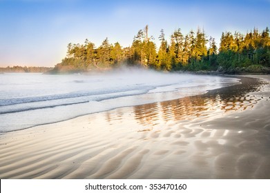 Tofino Beach At Vancouver Island