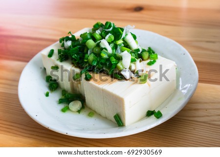 Tofu Hiyayakko : Japanese Style 
