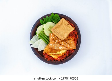 Tofu Tempe Egg Salad ( Tahu Tempe Telur Penyet )