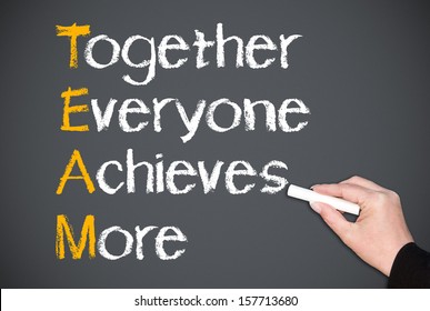 Together Everyone Achieves More - TEAM Concept