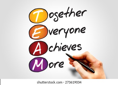 Together Everyone Achieves More Team Business Stock Photo 273619034 ...