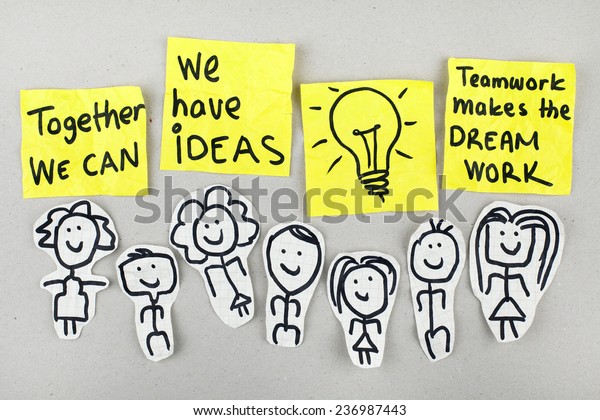 Together We Can Teamwork Team Concept Stock Photo (Edit Now) 236987443