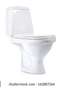  toilet bowl isolated on white background