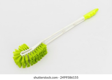 Toilet brush isolated on white background