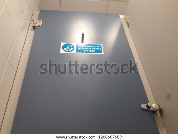 Toilet Door Public Toilet Cubicle Stock Photo 1200607609 | Shutterstock