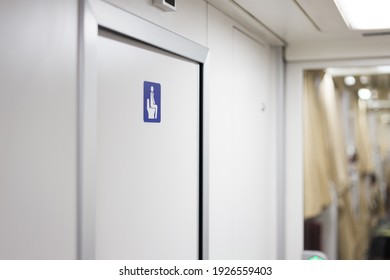 Toilet In The Overnight Train With Hygiene