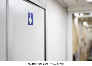 Toilet In The Overnight Train With Hygiene