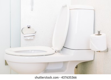 Toilet Seat Decoration Toilet Room Interior Stock Photo 437635366 ...