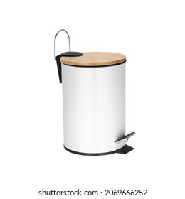 Toilet Trash Bin With Lid