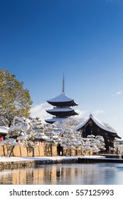 To-ji Temple In Winter, Kyoto, Japan