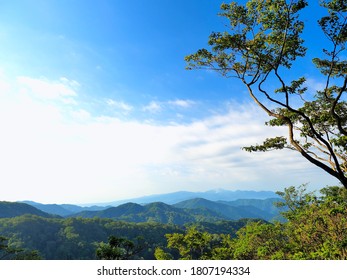   Tokai Nature Trail That Runs Through The Mountains Of Yamanashi Prefecture.