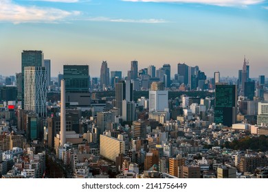 Tokyo central area cityscape at daytime.