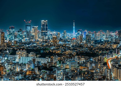 Tokyo city night view, capital of Japan - Powered by Shutterstock