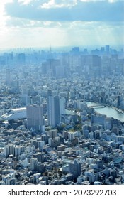 Tokyo City Scape In Japan.