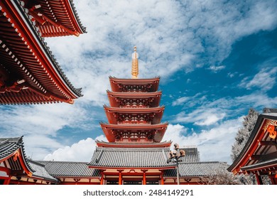 Tokyo City, Sensoji Temple, Asakusa district, Japan, Asia - Powered by Shutterstock