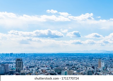 Tokyo City Skyline , Japan.