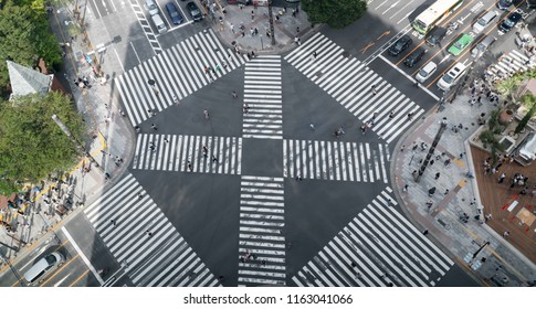 Tokyo · Ginza · Scramble Intersection
