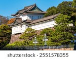 Tokyo Imperial Palace in autumn, Japan