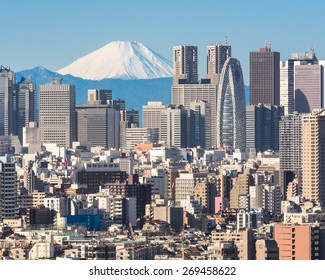 TOKYO - January 10: With over 35 million people, Tokyo is the world's most populous metropolis and is described as one of the three command centers for world economy January 10, 2015 in Tokyo, Japan