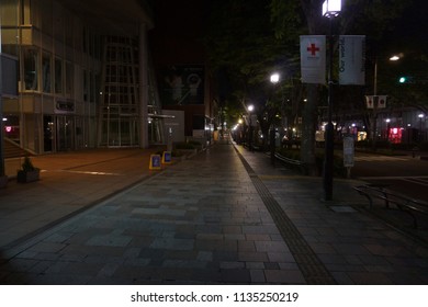 Tokyo, Japan, 05 08 2017 : Night View Of Omotesando Street