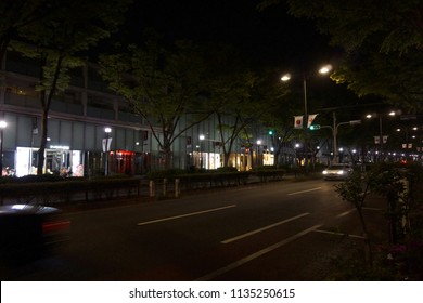 Tokyo, Japan, 05 08 2017 : Night View Of Omotesando Hills