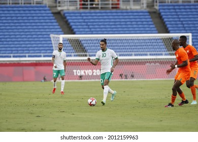 TOKYO (JAPAN), 07222021 - Tokyo 2020 Olympics  Sport  Men's Football - Match Between Saudi Arabia And Côte D Ivoire, By Group D, Held At Yokohama Stadium, 