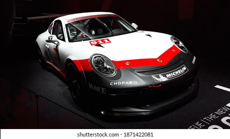 Tokyo, Japan - 10 31 2017: Porsche 911 GT3 At The Tokyo Motor Show