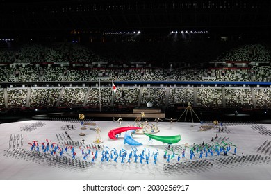 Tokyo, Japan. 2021 August 25th. Opening ceremony of the Paralympic Games Tokyo 2020