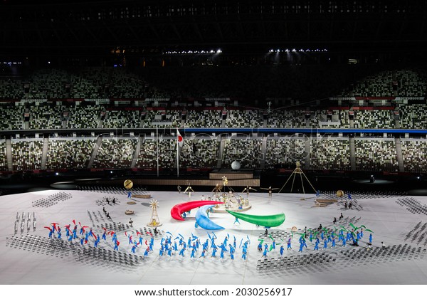 Tokyo, Japan. 2021 August 25th. Opening\
ceremony of the Paralympic Games Tokyo\
2020