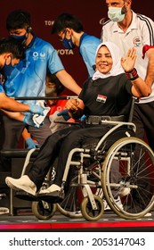 Tokyo, Japan. 2021 August 28th. Para Powerlifting Women's Up To 61 Kg. Alhasan Fatema - Syria (SYR)