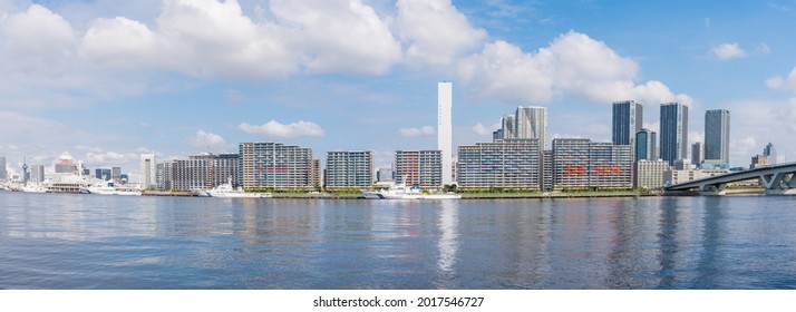 TOKYO, JAPAN - 31 July 2021：Tokyo Olympic And Paralympic Olympic Village