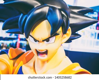 TOKYO, JAPAN - APRIL 07, 2018: Dragon Ball Model (Goku). It Is A Japanese Manga Series Written And Illustrated By Akira Toriyama.