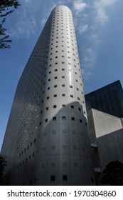 Tokyo, Japan - August 26, 2019: The Shinjuku Washington Hotel In The Shinjuku Neighborhood.