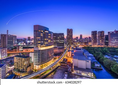 Tokyo, Japan Cityscape In Shiodome.