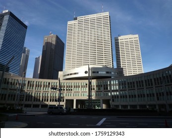 Tokyo / Japan - July 11, 2012: Tokyo Metropolitan Assembly Building