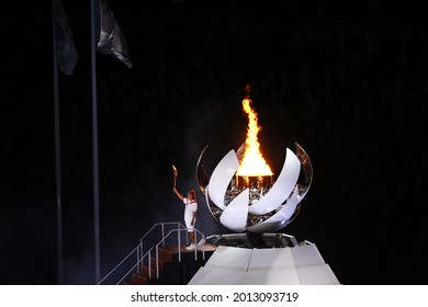 Tokyo, Japan - July 23, 2021: Opening Ceremony Of The Tokyo 2020 Olympic Games 