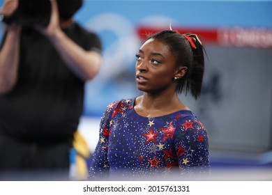 Tokyo - Japan July 26, 2021, Tokyo2020 Olympic Games, US Olympic Gymnast Simone Biles