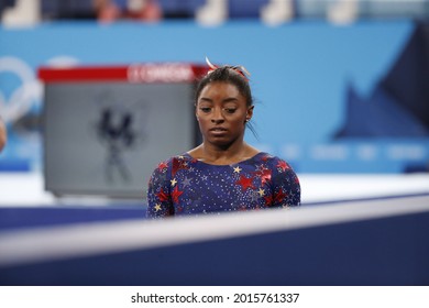 Tokyo - Japan July 26, 2021, Tokyo2020 Olympic Games, US Olympic Gymnast Simone Biles