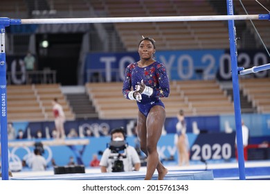 Tokyo - Japan July 26, 2021, Tokyo2020 Olympic Games, US Olympic Gymnast Simone Biles