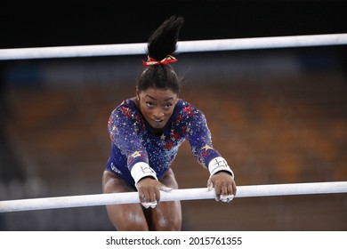 Tokyo - Japan July 26, 2021, Tokyo2020 Olympic Games, US Olympic Gymnast Simone Biles