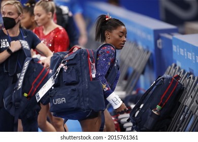 Tokyo - Japan July 26, 2021, Tokyo2020 Olympic Games, US Olympic Gymnast Simone Biles